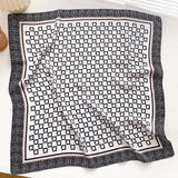 Luxury Silk Satin Neck Head Scarf Women Scarfs Female 70*70cm Kerchief Square Shawls and Wraps Scarves Bag Bandana