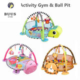 3 In 1 Mat For Children Turtle Educational Mat Crawling Blanket Infant  Play Rug Kids Activity Mat Gym Baby Tapete Infantil