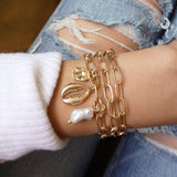 5Pcs/set Bohemian Gold color Bracelet Set