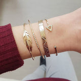 5Pcs/set Bohemian Gold color Bracelet Set