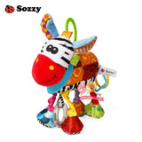 Sozzy Lovely Plush Stuffed Animals Textured Soft Bed Crib Stroller Hanging Decor Activity Game Fun Baby Toys for Children Mobile