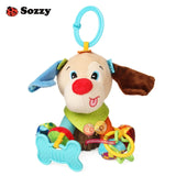 Sozzy Lovely Plush Stuffed Animals Textured Soft Bed Crib Stroller Hanging Decor Activity Game Fun Baby Toys for Children Mobile