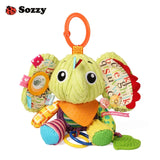 Sozzy Lovely Plush Stuffed Animals Textured Soft Bed Crib Stroller Hanging Decor Activity Game Fun Baby Toys for Children Mobile