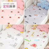 100% Cotton Crib Fitted Sheets. Soft Baby Bed Mattress Covers Sheet