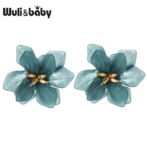 Wuli & baby Hyperbole Flower Earrings