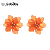 Wuli & baby Hyperbole Flower Earrings