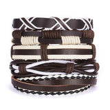 Men Vintage Multilayer Leather Braid Bracelets