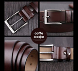 leather  belts for men. High quality fashion vintage male strap for jeans cow skin XF002