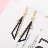 Long Statement Geometric Triangle Tassel