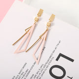 Long Statement Geometric Triangle Tassel