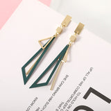 Long Statement Geometric Triangle Tassel