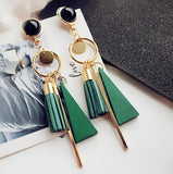 Long Statement Geometric Triangle Tassel