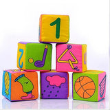 Baby Mobile Magic Cube Baby Toy Plush Block Clutch Rattles Early Newborn Baby Educational Toys 0-12 Months