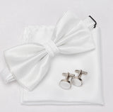 Tie Set:  Bowtie Cravat Cufflinks