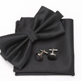 Tie Set:  Bowtie Cravat Cufflinks