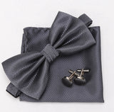 Tie Set:  Bowtie Cravat Cufflinks