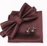 Tie Set:  Bowtie Cravat Cufflinks