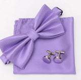 Tie Set:  Bowtie Cravat Cufflinks