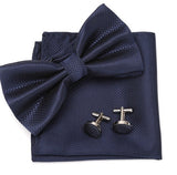 Tie Set:  Bowtie Cravat Cufflinks