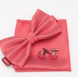 Tie Set:  Bowtie Cravat Cufflinks