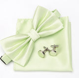 Tie Set:  Bowtie Cravat Cufflinks