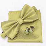 Tie Set:  Bowtie Cravat Cufflinks