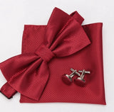 Tie Set:  Bowtie Cravat Cufflinks