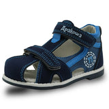 toddler boys sandals orthopedic sport pu leather