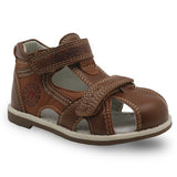 toddler boys sandals orthopedic sport pu leather