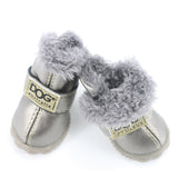 Pet Dog Shoes Winter Super Warm 4pcs/set Dog's Boots Cotton Anti Slip XS XXL Shoes for Small Pet Product Chihuahua Waterproof