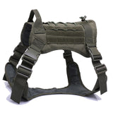 Military Tactical Dog Harness Front Clip Law Enforcement K9 Working Pet Dog Durable Vest For Small Large Dogs German Shepherd