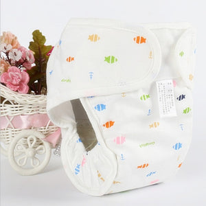 Cotton Baby Nappies Diaper Reusable Washable Cloth Diapers Nappy Cover Waterproof  Newborn Baby Traning Panties Diapers Pocket