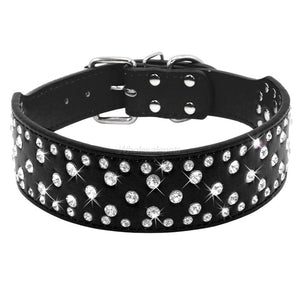 Dog Collar for Large Dogs Cool Spikes Studded Dogs Collar Leather Pet Collar for German Shepherd  Mastiff Rottweiler Bulldog