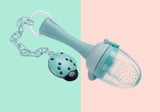 Baby nipple Teethers With Pacifier Chain . Kids Fruit Feeder