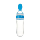 90ML Safe Newborn Baby Feeding Bottle Toddler Silicone Squeeze Feeding Spoon Milk Bottle Baby Training Feeder Food Supplement