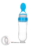 90ML Safe Newborn Baby Feeding Bottle Toddler Silicone Squeeze Feeding Spoon Milk Bottle Baby Training Feeder Food Supplement