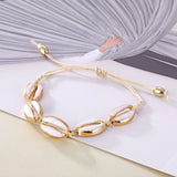 Bohemia Vintage Shell Rope Chain Bracelet Women Beach Sea Shell Bracelet Anklet