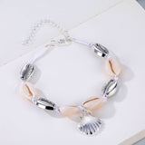 Bohemia Vintage Shell Rope Chain Bracelet Women Beach Sea Shell Bracelet Anklet