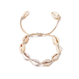 Bohemia Vintage Shell Rope Chain Bracelet Women Beach Sea Shell Bracelet Anklet