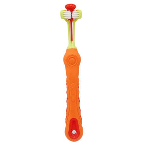 Three Sided Pet Toothbrush for Dog cat