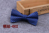 Microfiber Bowtie Woven Dot  Bow Tie