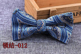 Microfiber Bowtie Woven Dot  Bow Tie