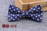 Microfiber Bowtie Woven Dot  Bow Tie