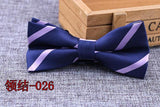 Microfiber Bowtie Woven Dot  Bow Tie