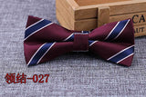 Microfiber Bowtie Woven Dot  Bow Tie