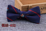 Microfiber Bowtie Woven Dot  Bow Tie