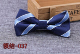 Microfiber Bowtie Woven Dot  Bow Tie