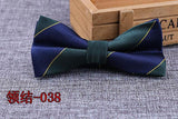 Microfiber Bowtie Woven Dot  Bow Tie