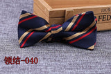 Microfiber Bowtie Woven Dot  Bow Tie