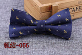 Microfiber Bowtie Woven Dot  Bow Tie